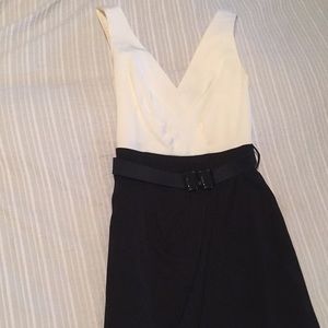 Black and white dress